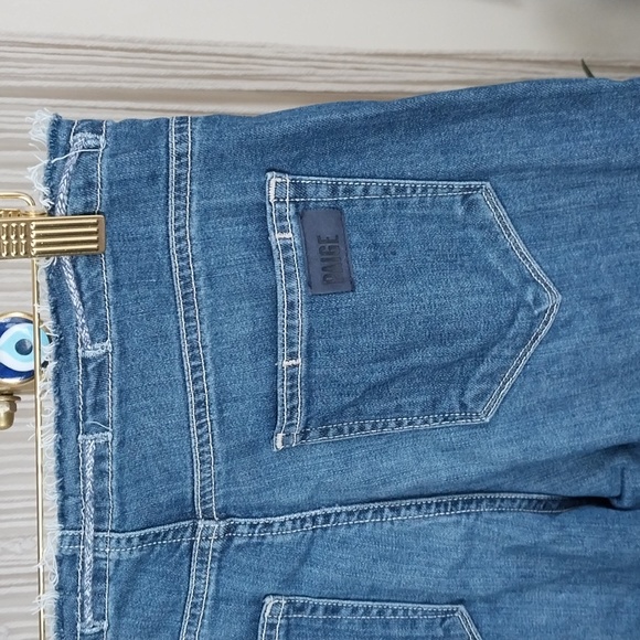 Paige size 25 Chambray wide-leg denim jeans - Picture 5 of 12